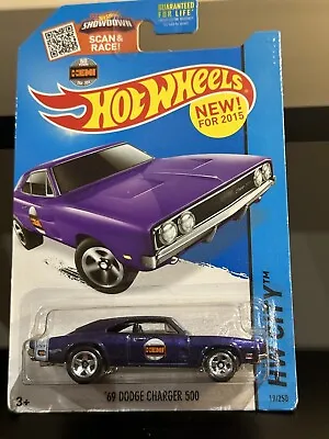 Buy Hot Wheels 69 Dodge Charger 500 Purple City Very Rare Car More Hw Listed • 8.99£