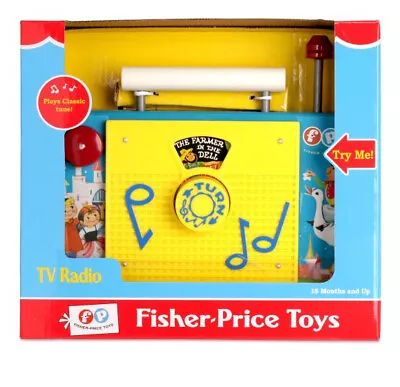 Buy Fisher Price Classic Play TV Radio Toy With Sounds Ages 18M+ • 15.99£
