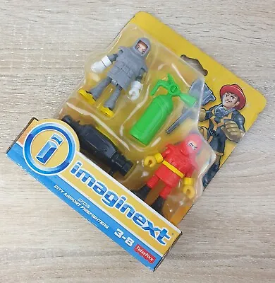 Buy Imaginext City Airport Firefighters - Fisher Price • 5.99£