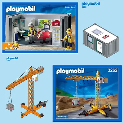 Buy Playmobil * 3260 3270 3262 4080 CONSTRUCTION SITE OFFICE / CRANE * SPARE PARTS * • 0.99£
