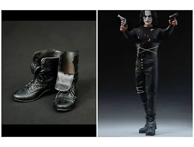 Buy 1/6 Scale The Crow Boots Hot Toys Eric Draven Brandon Lee Figure Army Dragon • 8£