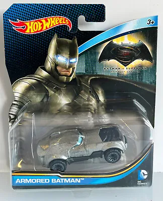 Buy HOT WHEELS DC COMICS Armored Batman Character Car 2015 NEW • 14.99£
