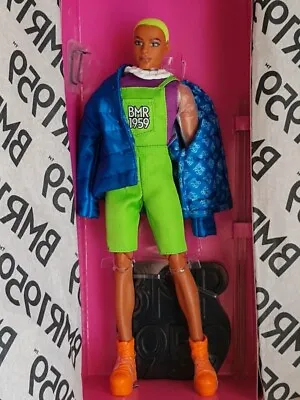 Buy NEW Barbie BMR 1959 Neon Overalls Buffer Jacket Ken Doll GHT96 NRFB Made To Move • 36.11£