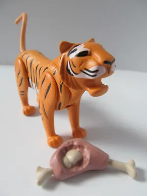 Buy Playmobil Adult Tiger And Bone NEW Extra Zoo/African Safari/Jungle Animal • 9.99£