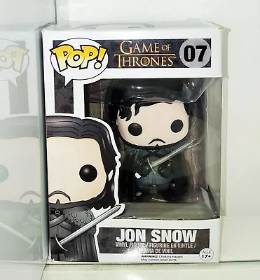 Buy Game Of Thrones Jon Snow Funko Pop! Vinyl Figure #07 Vaulted Damaged Box • 8.21£