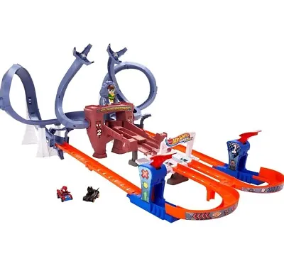 Buy Hot Wheels RacerVerse Spider-Man’s Web-Slinging Speedway Track Set • 94.99£