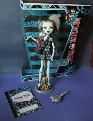 Buy 2012 Mattel Frankie Stein Basic Monster High Doll W/ Box • 143.52£