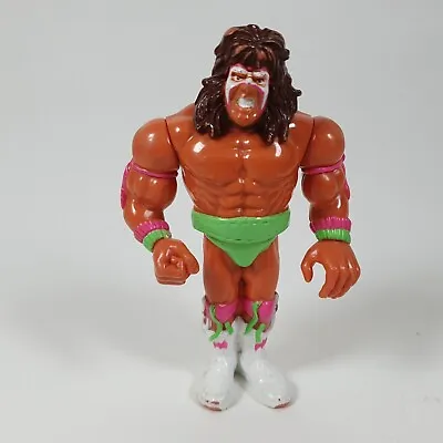 Buy Ultimate Warrior Green WWF Hasbro Action Figure Series 1 1990 Ultimate Smash • 12.99£