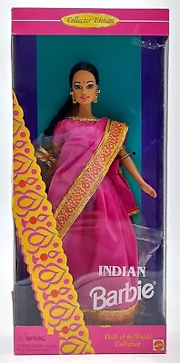 Buy 1995 DotW Indian Barbie Doll / Dolls Of The World / Mattel 14451, NrfB, Original Packaging • 46.23£