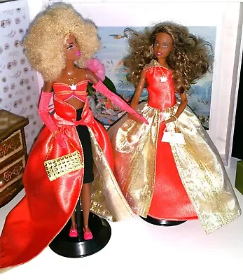 Buy BARBIE Made To Move & Afro In Princesses GOLD Angel & Accessories 2 Dolls MATTEL • 61.65£