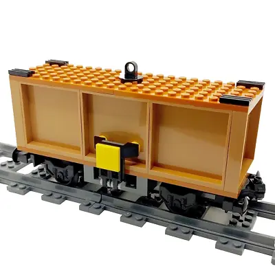 Buy Made With LEGO® Bricks Train Freight Container Wagon Carriage For 60336 60198 4 • 26.99£