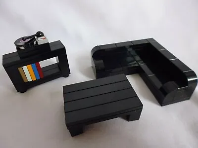 Buy LEGO Custom Model Furniture Corner Sofa Table Vinyl Record Player All Lego  • 17.99£