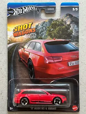 Buy Hot Wheels Hot Wagons 17 AUDI RS 6 AVANT With Protector • 12.99£