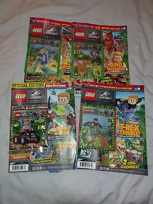 Buy Lego Jurassic World Magazines X4 • 20£