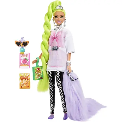 Buy Barbie Extra Doll 11 In Oversized Tee & Leggings With Pet • 17.99£