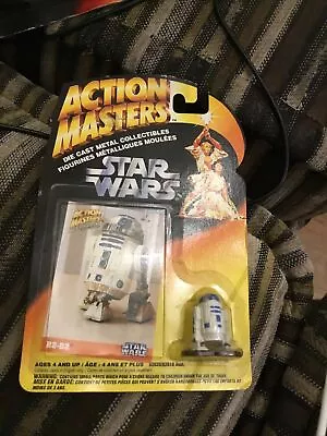 Buy 1994 Star Wars R2-D2 Droid Kenner Action Masters 2  Die Cast Metal Figure + Card • 5£