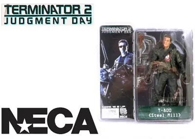Buy Neca Terminator 2 (Series 3) T-800 Steel Mill Action Figure • 55£