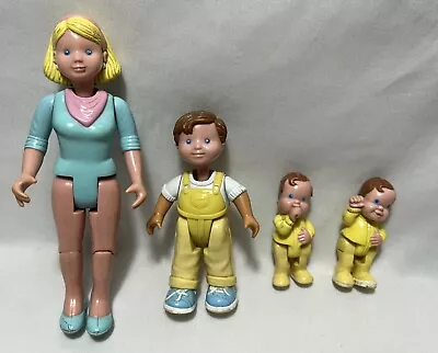 Buy Vintage Fisher Price Loving Family Doll House Figures Bundle Mum Son Babies 1993 • 24.99£