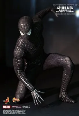 Buy 1/6 Hot Toys Mms165 Marvel Spider-man 3 Peter Parke Black Suit Version Figure • 639.99£