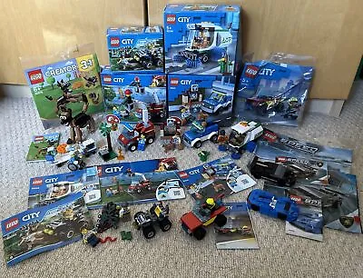 Buy 9 X LEGO Sets 60249 Fire Engine, Police, Road Sweeper Etc Complete Sets • 27.50£