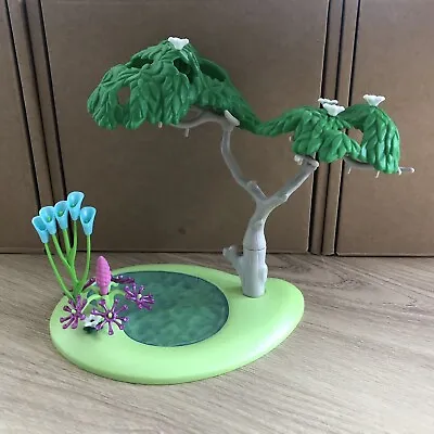 Buy Playmobil Pond On Grass Base Tree Flowers, Country Princess Landscape Spares 01 • 5.80£