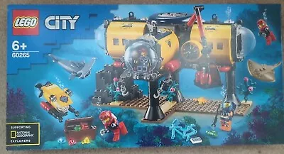 Buy LEGO 60265 City Ocean Exploration Base. National Geographic. BRAND NEW-Retired.  • 77.95£