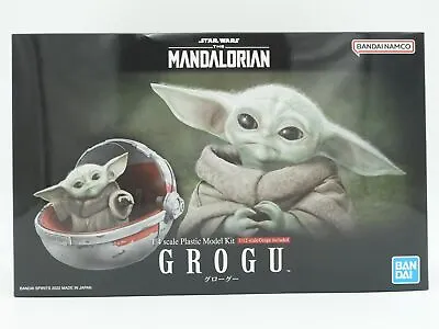Buy Bandai Star Wars The Mandalorian Grogu 1:4 & 1:12 Scale Plastic Model Kit • 45.82£