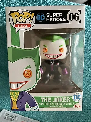 Buy The Joker Black And Purple Funko Pop Vinyl Figure #06 DC Super Heroes Batman • 14.95£
