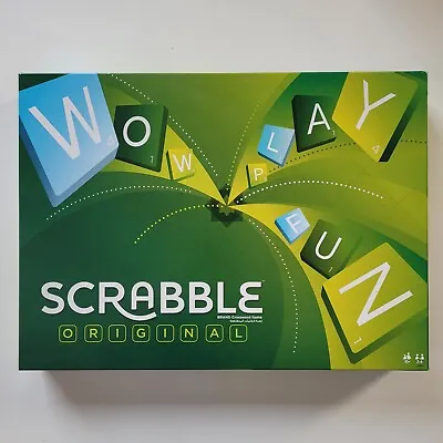 Buy Mattel Scrabble Original Classic Board Tile Game - Y9592 • 7£
