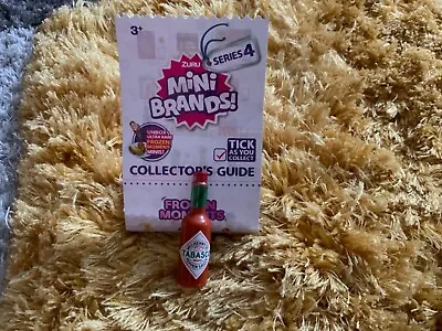 Buy Zuru Mini Brands SERIES 4 Tabasco Sauce Minature  Food Ideal For Barbie • 1.99£