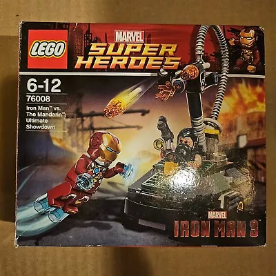 Buy Lego 76008 Marvel Super Heroes Iron Man Vs The Mandarin Ultimate Showdown • 9.99£