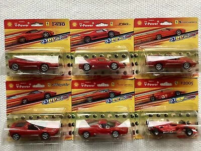Buy Shell V-Power Ferrari 1:38 Complete Set Of 6 • 25£