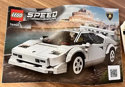 Buy Lego 76908 Lamborghini Countach 100% Complete With Instructions • 8£