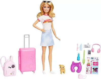 Buy BARBIE Malibu - Suitcase, Backpack, Puppies And More Than 10 Accessories For • 43.02£