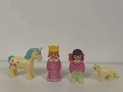 Buy Playmobil 123 Figures Fairies Fox / Princess Unicorn 70403 70127 People Bundle • 6£
