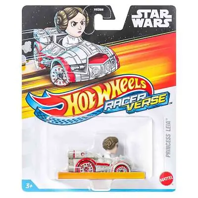 Buy Mattel Hot Wheels Racer Verse Princess Leia Diecast Model Car Toy Kids Ages 3+ • 12.49£