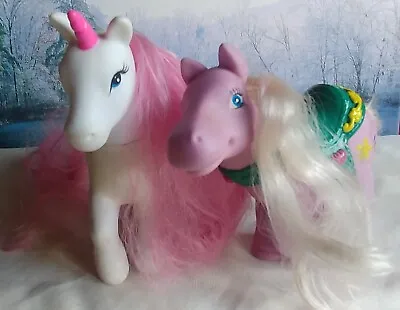 Buy My Little Ponies '90s Rubber, Lavender With Green Saddle And White Unicorn  • 19£