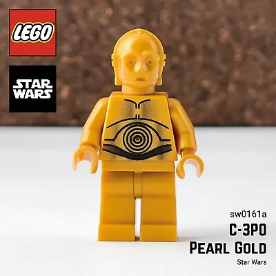 Buy LEGO C-3PO - Pearl Gold Sw0161a Star Wars Minifigure • 20.55£