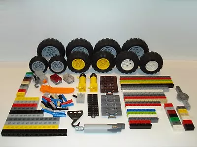 Buy Lego Technic - Mixed Pieces, Pins, Axles, Beams, Wheels - Multiple Variations! • 1.25£