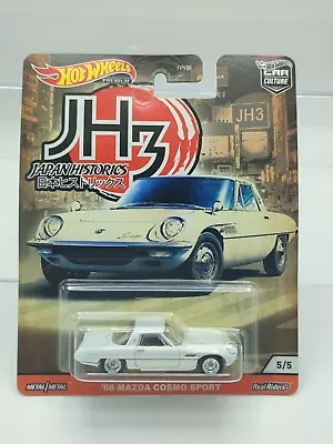 Buy HOT WHEELS CAR CULTURE Japan JH3 REAL RIDERS 1968 MAZDA COSMO SPORT  ON CARD   • 6.99£