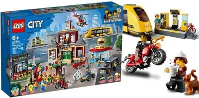 Buy ☃️LEGO City 60271 Main Square Play Set With Buildings • 160.45£