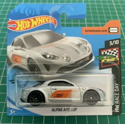 Buy Hot Wheels Alpine A110 Cup Silver HW Race Day Number 80 New And Unopened • 19.99£