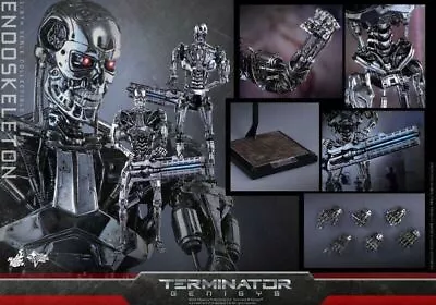 Buy New Hot Toys Mms352 1/6 Terminator Genisys Endoskeleton Figure Toy In Stock • 635£