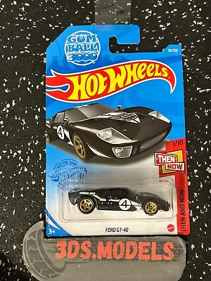 Buy FORD GT40 BLACK GUMBALL LONG CARD Hot Wheels 1:64 **COMBINE POSTAGE** • 2.95£