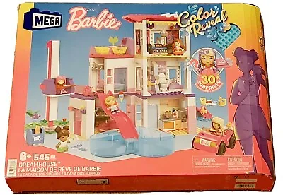 Buy Mega Barbie Colour Reveal Dreamhouse - 545 Pieces Building Bricks Kids Toy ~ 6+ • 75.99£