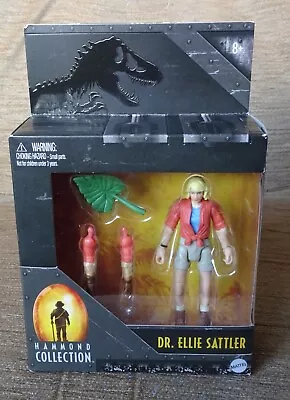 Buy Mattel Jurassic Park Hammond Collection Dr Ellie Sattler Action Figure Boxed • 25£