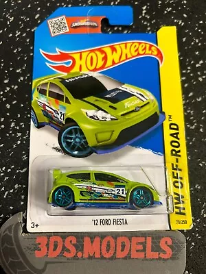 Buy FORD 12 FIESTA OFF ROAD GREEN LONG CARD Hot Wheels 1:64 **COMBINE POSTAGE** • 11.95£