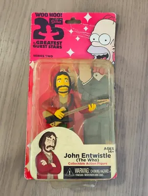 Buy NECA Simpsons 25 Of Greatest Guests Series 2 JOHN ENTWISTLE (The Who) OMS 2014 • 61.56£