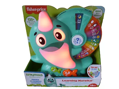 Buy Fisher-Price Linkimals Learning Narwhal For Age 18 Months + • 25.95£