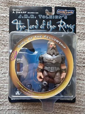 Buy LORD Of The RINGS● Middle Earth Toys By Toy Vault 1999● GIMLI A DWARF● M.O.C. • 17.45£